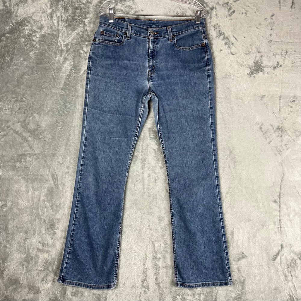 Vintage Y2K‎ Levi's 515 Low Rise Boot Cut Jeans Womens Size 12 Flared Stretchy